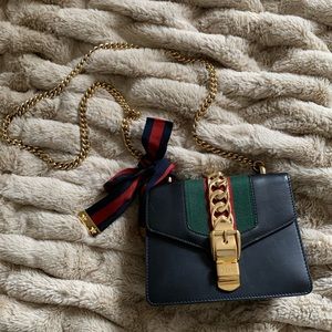 Mini Sylvie Leather Chain Bag